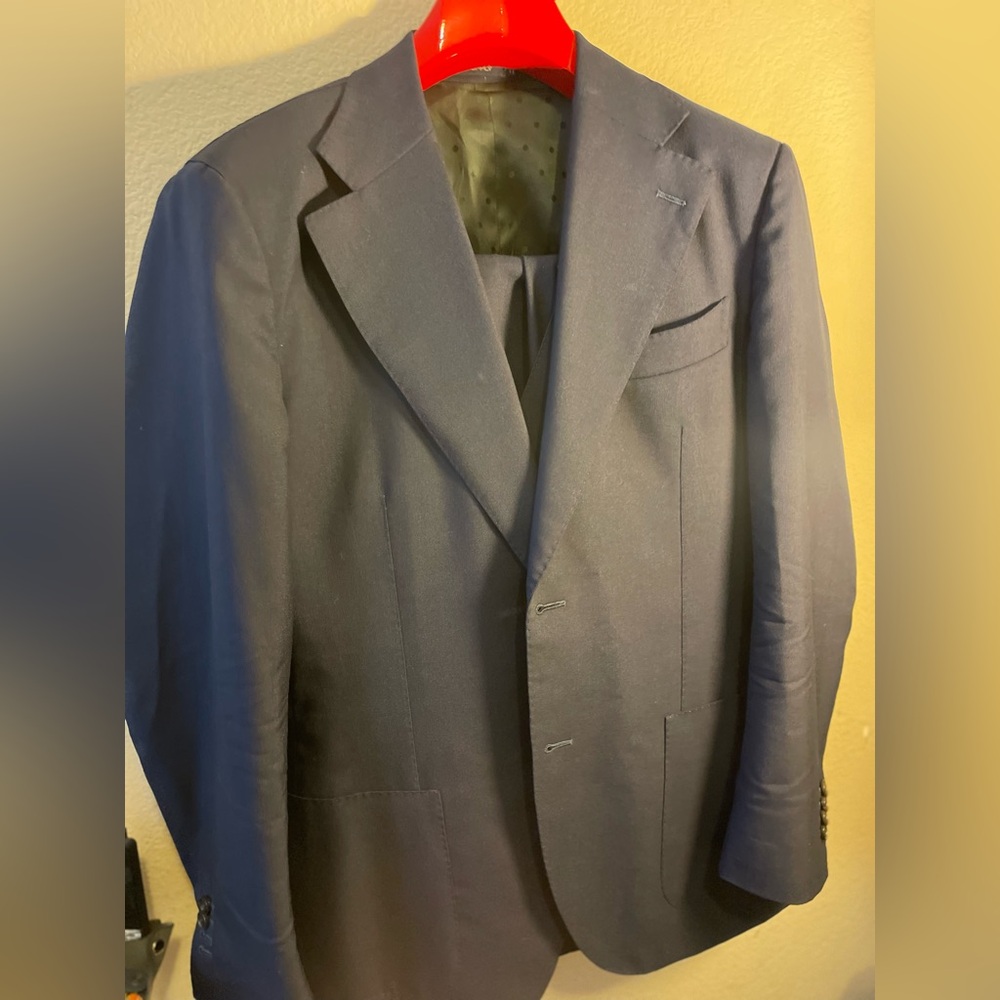 Suitsupply Custom Navy Suit 42r(open To Trades)